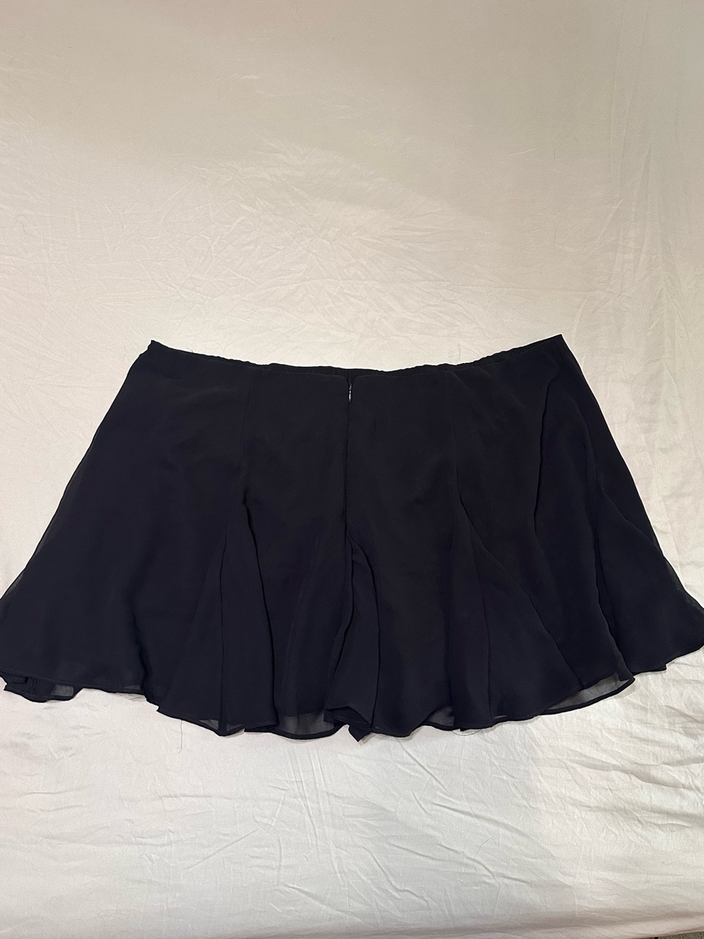 Abercrombie & Fitch Black Zip-Front Skirt